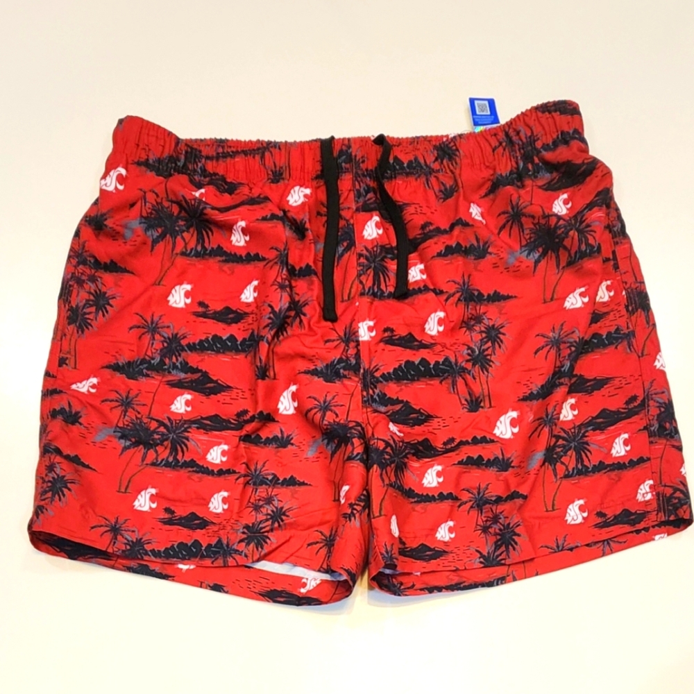 COUGARS|Men's NCAA Licensed Apparel Forever Collectables Lined Swim Suit|Large
